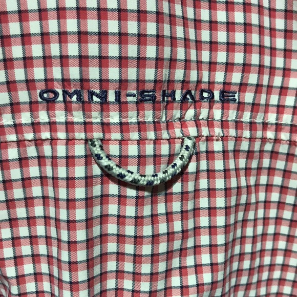 Columbia men’s Super Bahama red long sleeve button down shirt (size XL). - Picture 10 of 11